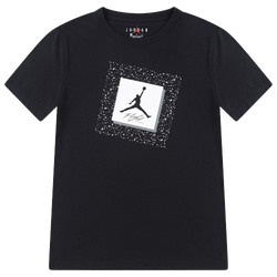 Boys' Grade School - Jordan AJ 4 Frame Up Short Sleeve T-Shirt - Black/White