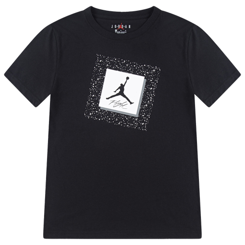 Jordan Boys   Aj 4 Frame Up Short Sleeve T-shirt In Black/white