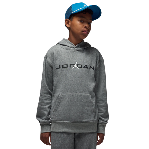 Jordan Boys   Baseline Hoodie In Gray