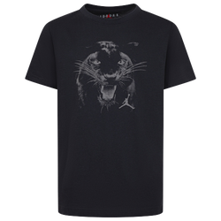 Boys' Grade School - Jordan AJ3 Panther Short Sleeve T-Shirt - Black/Grey