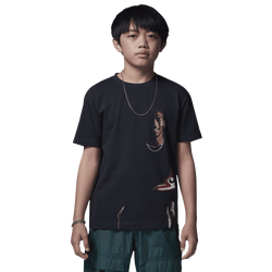 Boys' Grade School - Jordan J Day Short Sleeve T-Shirt - Off Noir/Grey