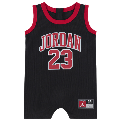 Boys Infant Jordan Jumpman 23 Jersey Romper - Boys' Infant Black/Red