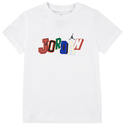 Boys' Toddler - Jordan Signature Short Sleeve T-Shirt - White/Multi