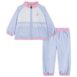 Girls' Toddler - Jordan Wind Breaker Piping Set - Pink Gaze/Half Blue