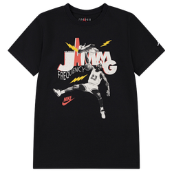 Boys' Grade School - Jordan MJ Jamming T-Shirt - Black/Black
