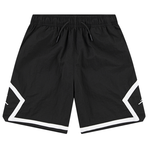  - Jordan Poolside Woven Diamond Short - Black