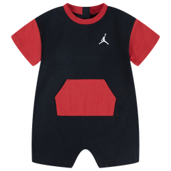 Boys' Infant - Jordan Brooklyn Essentials Romper - Black/Red