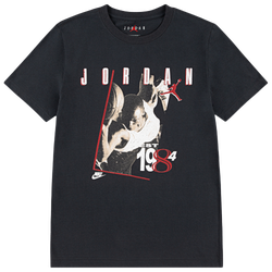 Boys' Grade School - Jordan Retro 1984 Short Sleeve T-Shirt - Off Noir/Off Noir