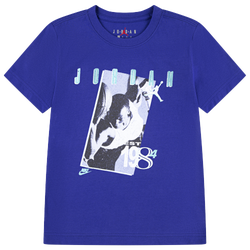 Boys' Preschool - Jordan Retro 1984 Short Sleeve T-Shirt - Purple Comet/White