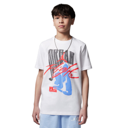 Boys' Grade School - Jordan Fadeaway Flight S/S T-Shirt - White/White