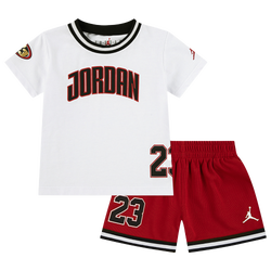 Boys' Infant - Jordan Play Off Mesh Shorts Set - Red/White