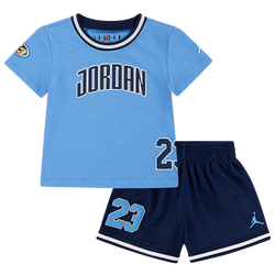 Boys' Infant - Jordan Play Off Mesh Shorts Set - Midnight/Carolina Blue