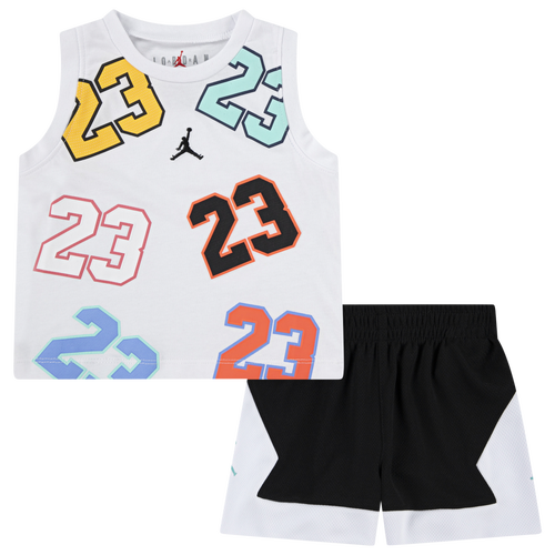 Jordan Boys Infant   23 Mashup Tank Mesh Short Set In Gray
