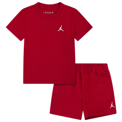 Boys' Toddler - Jordan Brooklyn Essential Fleece Shorts - Gym Red/Red