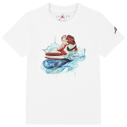 Boys' Toddler - Jordan AJ1 Wave Short Sleeve T-Shirt - White/Blue