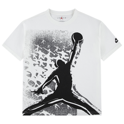 Boys' Grade School - Jordan Branded Seasonal T-Shirt - Sail/Black