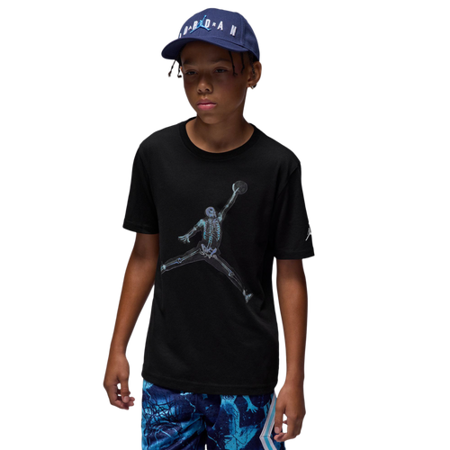  - Jordan Skeleton Jumpman T-Shirt - Black/Blue