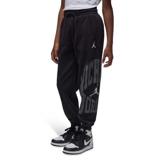  - Jordan MVP HBR Jumpman Fleece Pants - Black/Grey