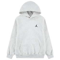 Boys' Grade School - Jordan Brooklyn Fleece Hoodie - Grey/Grey