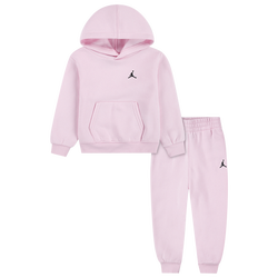 Girls' Toddler - Jordan Brooklyn Fleece Pullover Hoodie Set - Pink