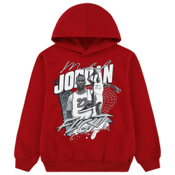 Boys' Grade School - Jordan Double Flight Graphic Hoodie - Red/White