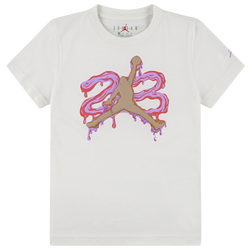 Boys' Preschool - Jordan Peanut Butter & Jelly Jumpman T-Shirt - Pale Ivory/Pink