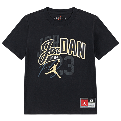 Jordan Big Kids Varsity Split T-shirt In Black