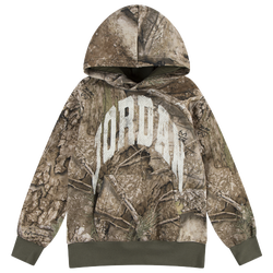 Boys' Grade School - Jordan MVP Fleece RLT Pullover Hoodie - Olive/Olive
