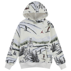 Boys' Grade School - Jordan Brooklyn Holiday Pullover - Multi/White