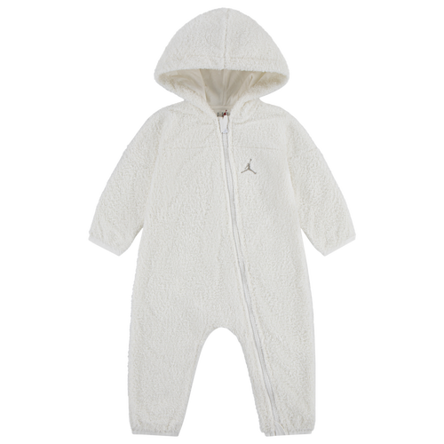 Boys Infant Jordan Mountainside Boucle Coverall - Boys' Infant White Size 24MO