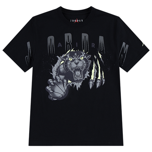 Jordan Boys Preschool   Unleash The Beast Short Sleeve T-shirt In Black