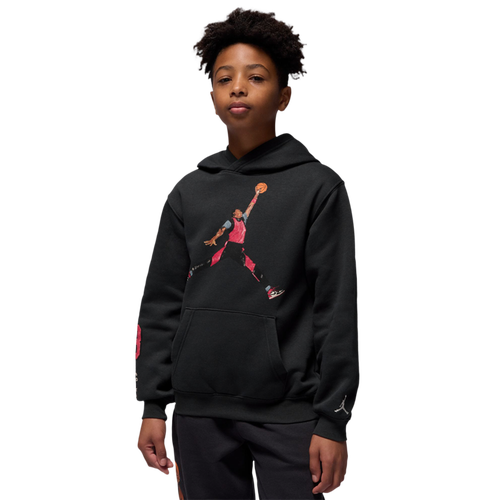  - Jordan Sketch Pullover Hoodie - Off Noir/Red