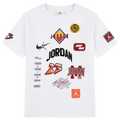 Jordan Dynasty Patch T-Shirt - Jordan White/Multi
