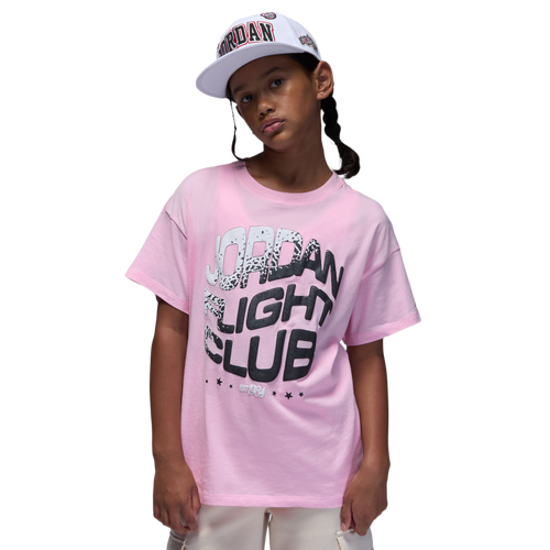 GIRLS - Jordan Fight Club T-Shirt - Pink/Black