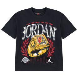 Boys' Preschool - Jordan Skyline Rings T-Shirt - Off Noir/Red