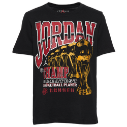 Boys' Grade School - Jordan 6 Time Champ T-Shirt - Black/Red
