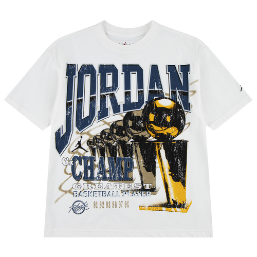  - Jordan 6 Time Champ T-Shirt - Sail/Blue