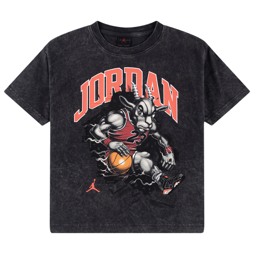 Boys Jordan The Goat T-Shirt - Boys' Grade School Off Noir/Red Size M