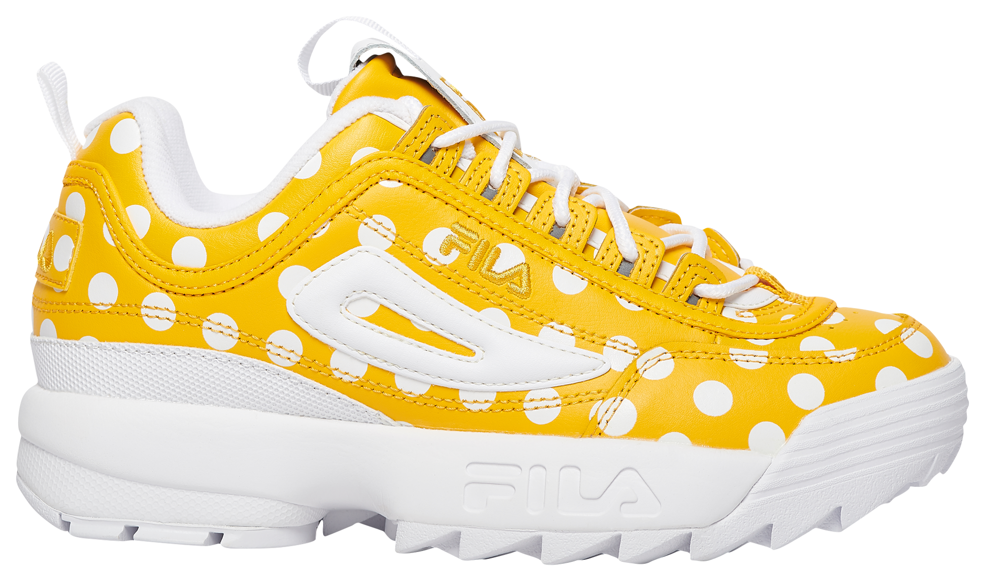 zapatos fila amarillos