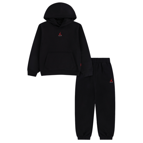 Boys Preschool Jordan Brooklyn Pullover Hoodie Set - Boys' Preschool Black