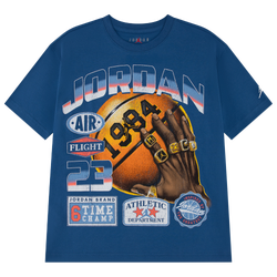 Boys' Grade School - Jordan 6 Time Champ T-Shirt - Blue/Black