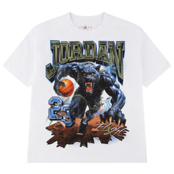 Boys' Grade School - Jordan Panter Euro Short Sleeve T-Shirt - White/Blue