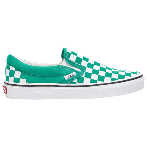 

Vans Womens Vans Classic Slip On - Womens Shoes Green/White Size 6.0