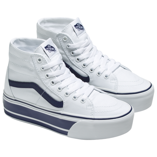 

Vans Womens Vans Old Skool Stackform - Womens Shoes White/Navy Size 07.0