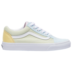 Girls' Grade School - Vans Old Skool - Green/Blue/Pink