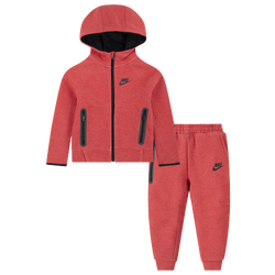 Boys' Toddler - Nike NKN Tech Fleece Set - Light University/Black