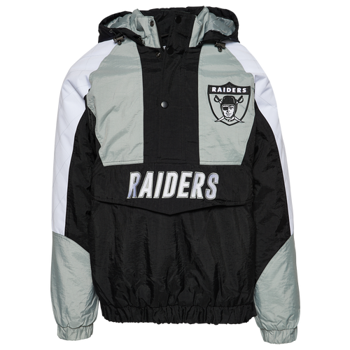 Starter Oakland Raiders Jacket White/Black/Grey