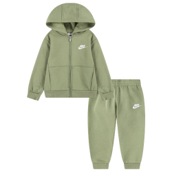 Boys' Infant - Nike LBR Club Full-Zip Set - Oil/White