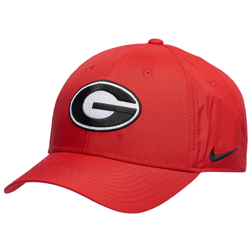 

Nike Mens Nike Georgia Club Precurve Adjustable Cap - Mens White/Red Size One Size