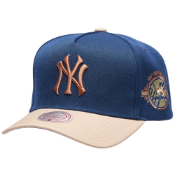 Adult - Mitchell & Ness Yankees Navy & Tan Pro Pinch Cap - Navy/Tan